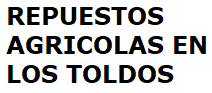 Repuestos agrícolas en los toldos
